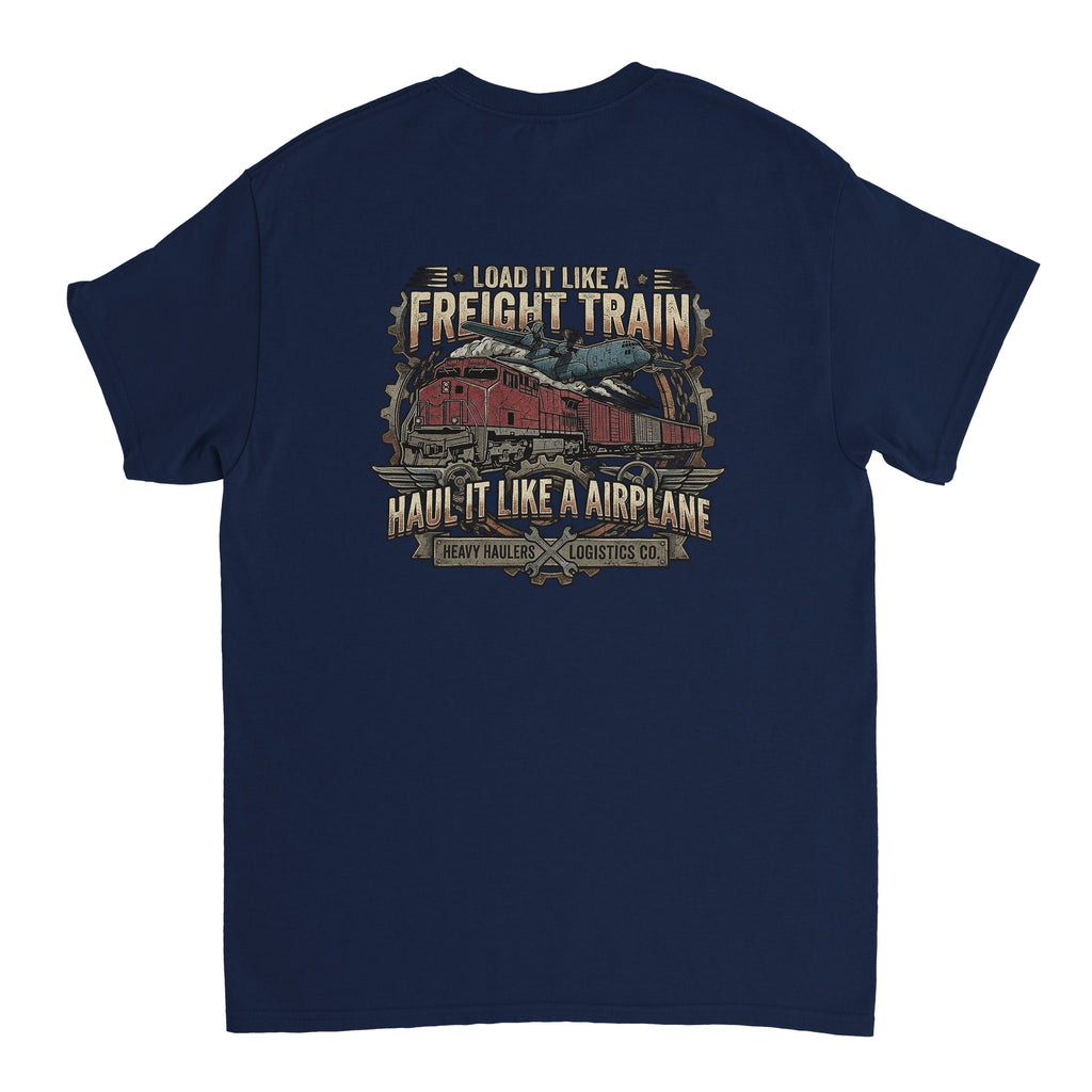 Haul it like a Airplane Backprint T-Shirt