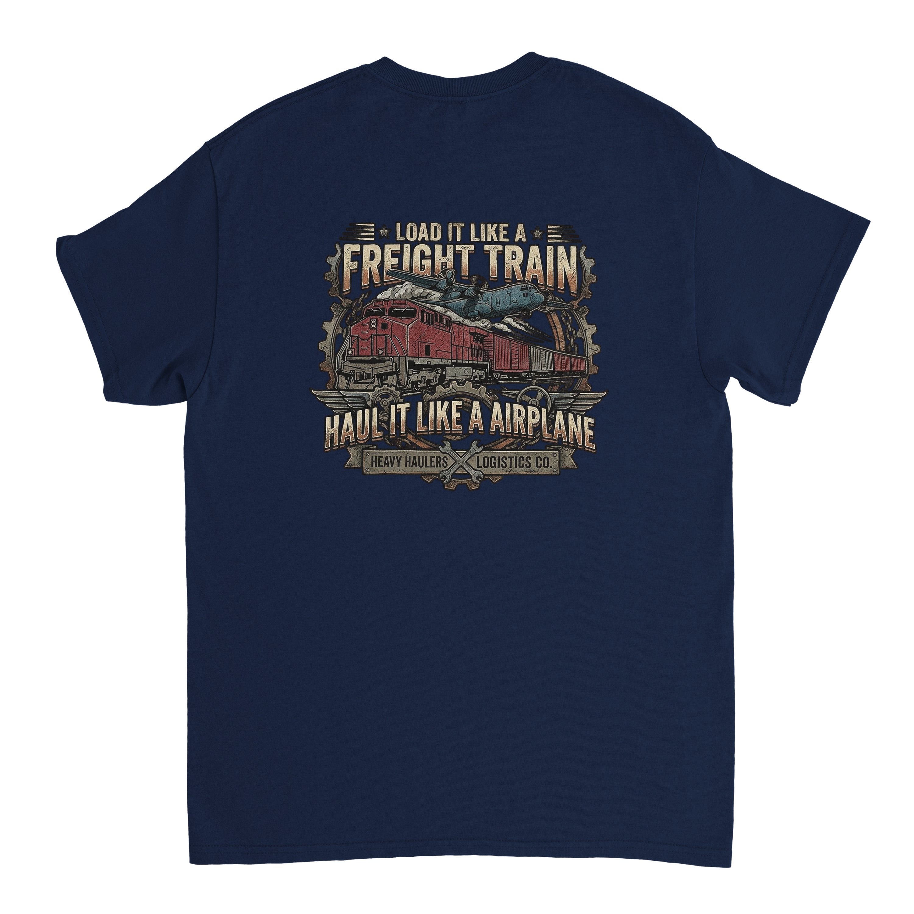 Haul it like a Airplane Backprint T-Shirt